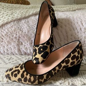 KATE SPADE Leopard Print Serene Heels Size 8